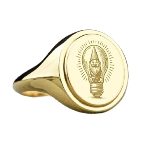 Chevaliere ovale en argent 925 bague plaque or prete a offrir pour marquer un evenement