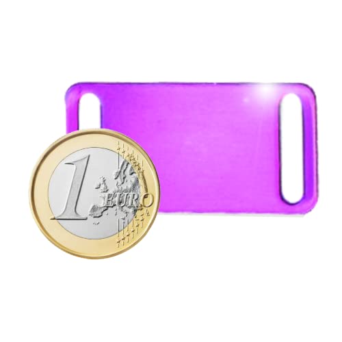 Ibera gifts - Hundemarke mit Gravur und personalisierte Hundemarke zur direkten Befestigung am Halsband für mittelgroße bis große Hunde und Katzen