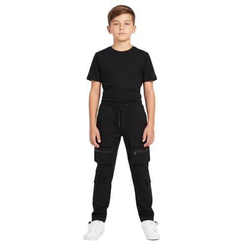 Pantalones cargo para chicos con cintura elástica que ofrece máxima comodidad