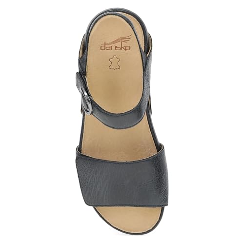 Image of Dansko Tinsley Women's Luxe Leather Adjustable Sandals - Minimalist Platform, Multi-Strap Sandal with Cushioned Footbed, Breathable Leather Socklining & Durable Rubber Outsole