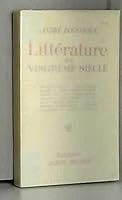 Littérature du vingtième siècle, tome 5. B004433696 Book Cover