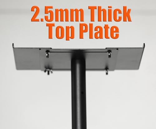 Image of Softline Pro SP 802 HV Heavy Duty Studio Monitor Stand, Wide Variable Top Plate, Square Base (Set of 2)