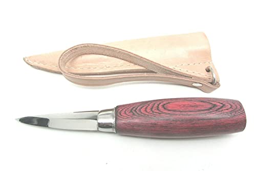 Ramelson Sloyd Carving Knife With Leather Sheath Whittling Wood Carving Tools