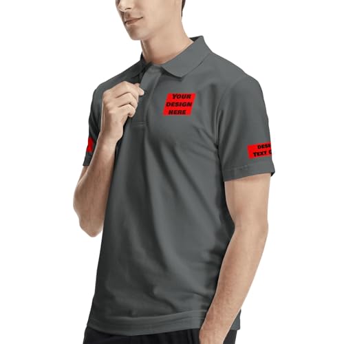 Custom Polo Shirts Design Your Own Logo Photo Name Customized for Men Company Polos Personalized Golf Tshirts S-4XL2