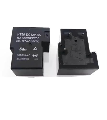 Relais 12V HT90-DC12V-SA 40A 4PIN composant électronique de commutation pour électricien et bricoleur
