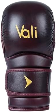 Miniatura 2 de Vali Lancer Leather Hybrid MMA Sparring Gloves 7oz