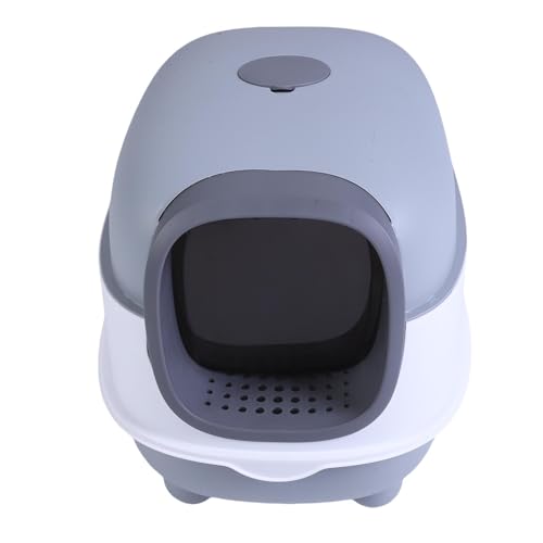 Arenero cerrado grande para gato con tapa y pala miniatura 1