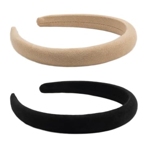 SXQLYH Pack of 2 Padded Headbands Cover
