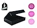 2 Pack Black Hard Gift Box with Magnetic Closure Lid 7