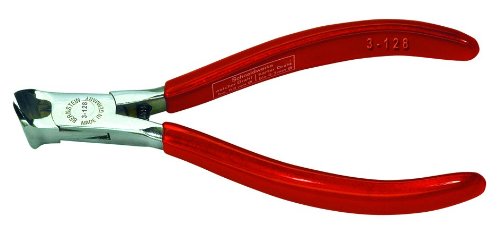 Bernstein Slimline 3-128-2 Diagonal End Cutter 120 mm with a Slim Head Without Bevel Transparent Insulation
