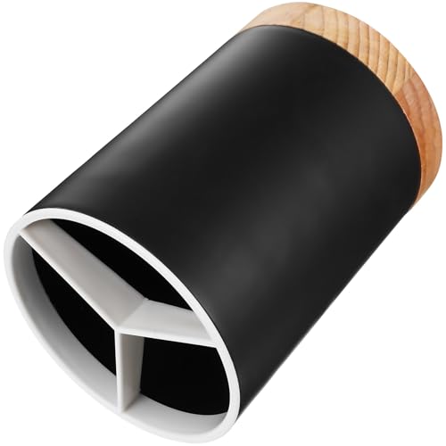 ERINGOGO キッチンアクセサリー 多機能箸立て スプーンフォーク収納 水切り機能付き 調理器具整理用 家用卓上用コンパクトホルダー