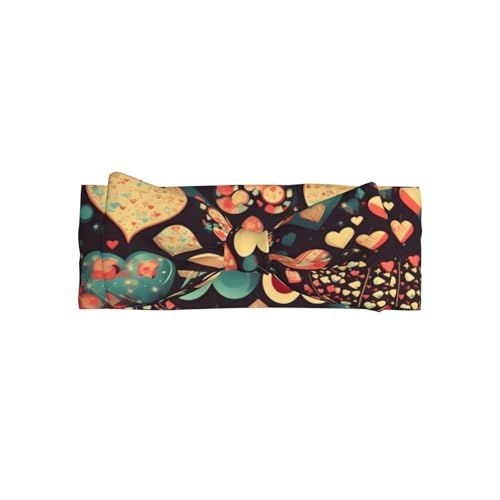 Heart Crush Flower Baby Bow Headband. Comfortable baby headband, suitable for daily wear and photo props.