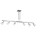 PLC Lighting 6073 SN Pendant from Avatar Collection