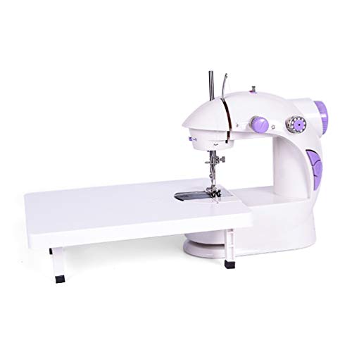 Timetries Mini Portable Sewing Machine Extension Table, Adjustable Double Speed Crafting Mending Machine Foot Pedal,for Household Kids Beginners