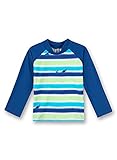 Sanetta Jungen Badeshirt blau Rash-Guard-Shirt, Helio, 80
