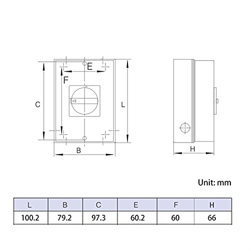 Interrupteur d'isolateur cadenassable 32A pour sécuriser vos machines 690V - 4