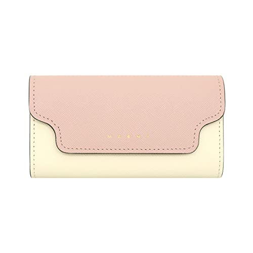[Marni] [マルニ] 小物(キーケース) PCMO0017U1 LV520 カメリア×タルクナチュラル トランク カラーブロック サフィアーノ レザー 6連 キーケース レディース [ブランド] [並行輸入品]