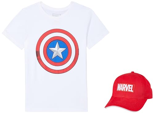 Image of Amazon Brand - Symbol Boy's Marvel Regular Fit T-Shirt, Cotton Crew Neck