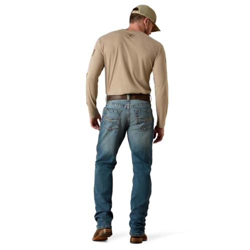 ARIAT Men's M4 Low Rise Stretch Stockton Stackable Straight Leg2