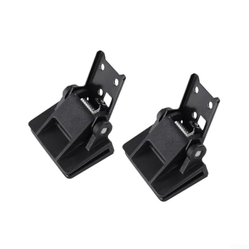Bisagras de tocadiscos negro ABS, repuestos de soporte para funda de plato giratorio 3