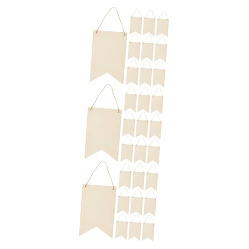 STOBOK 3 Juegos Colgante De Madera Signos De Madera Sin Terminar Placas De Madera Para Manualidades Signos En Para Manualidades Pintura De Bricolaje Rodajas De 10 Uds * 3