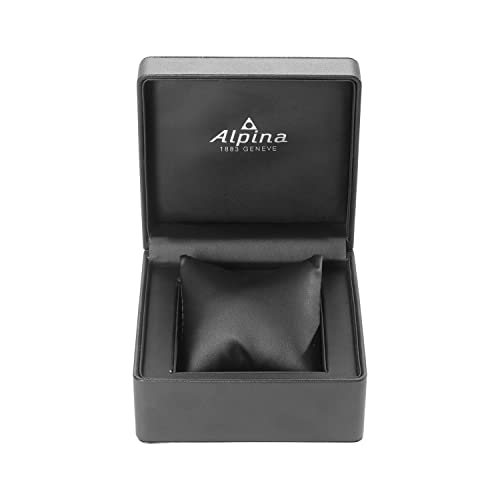 Alpina Men's SEASTRONG Stainless Steel Automatic Sport Watch with Leather Strap, 21 (Model: AL-520BY4H6), Silver-Tone and Black4