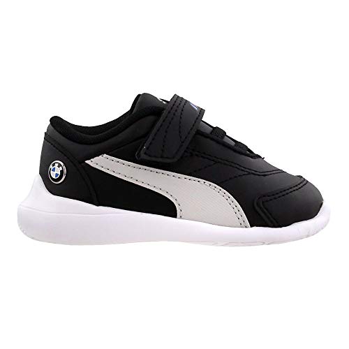 Puma Unisex-Baby BMW M Motorsport Kart Cat III Hook and Loop Sneaker, Black-Gray Violet, 8 M US Toddler3
