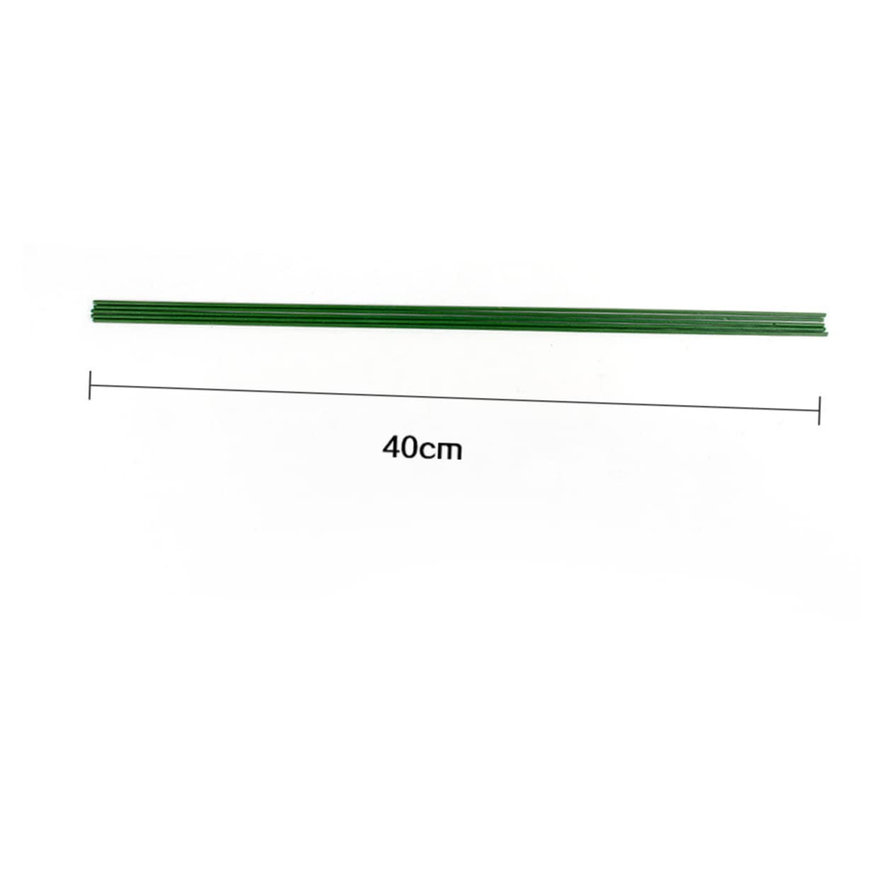 HAPINARY Floral Stem Wire for DIY Projects Pcs Cm Green Artificial Flowers Floral Picks Wire Set