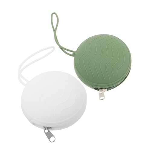 SUPVOX Cute Fun Pacifier Storage Silicone Zipper Bag Portable Coin Purse for Travel Daily Organization