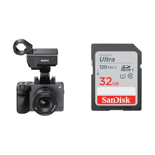 SONY(\j[) APS-C Cinema Line FX30 XLRnhjbgf(YȂ) ILME-FX30 + SanDisk SDJ[h 32GB SDHC Class10 UHS-I ǎő120MB/s SanDisk 