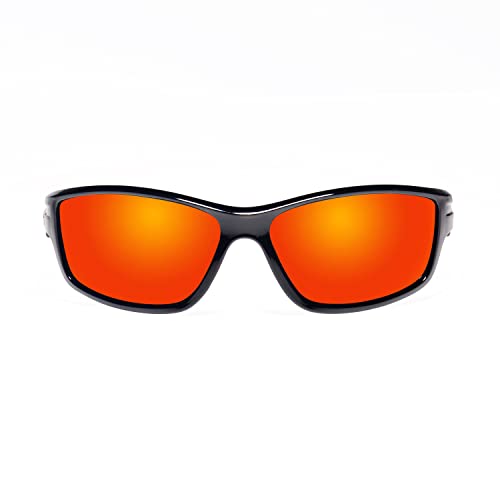 VIAHDA Óculos de sol esportivos polarizados para homens, ciclismo, pesca, condução, corrida, golfe,