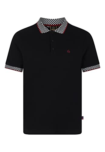 Merc of London Homme Garfield Polo Shirt, Noir, S EU Cover