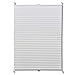 Produktbild vidaXL Plissee 80x100cm Weiß Faltrollo Rollo Sichtschutz Jalousie Plisseerollo