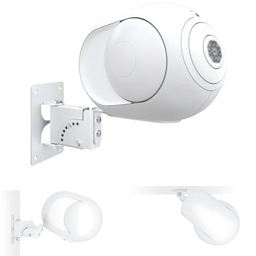Motiexic Verstellbare Lautsprecher-Wandhalterung nur kompatibel mit Devialet Phantom II, Surround Bluetooth Lautsprecher Wandhalterung für Phantom II 95dB 98dB, stabil zu halten, Weiß
