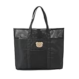 YUPEIUKLI Stilvolle bestickte Wickeltasche für Babys, Reisehandtasche mit großem Fassungsvermögen und geräumigen Aufbewahrungsfächern