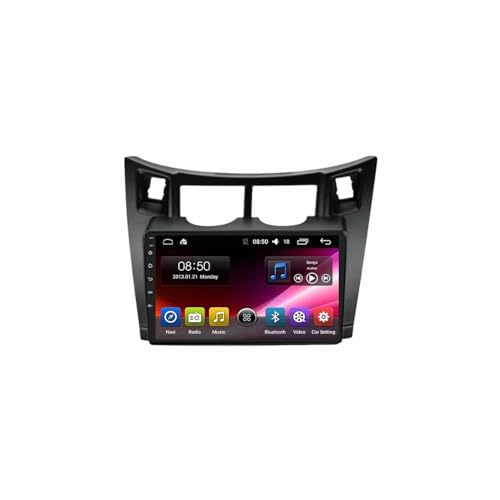 Navegación GPS para Toyota Yaris 2005-2012 con Android Auto inalámbrico y radio FM RDS USB