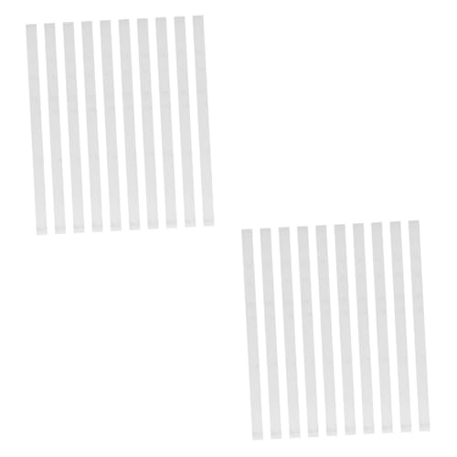 BUTIFULSIC 2sets Book Binding Tape Glue Strips for Books Bookbinding Glue Sticks Practical Bookbinding Kit 10pcs*2