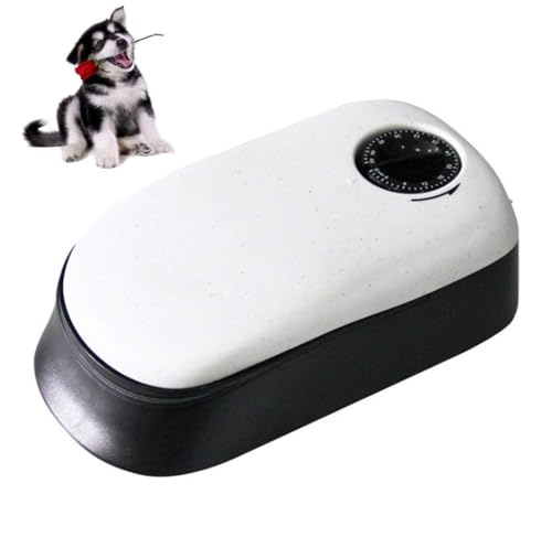 自動給餌器 犬 猫 うさぎ ペット用 給餌器 タイマーブラック 自動餌やり機