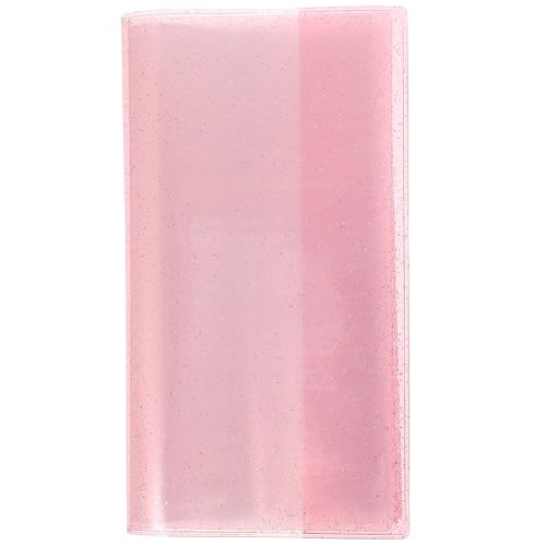 TOPBATHY Álbum para Entradas y Tarjetas de Visita Multifuncional Capacidad para 84 Unidades Material Ds y PVC Transparente Rosa Organizador Grande para Fotos y Postales Adecuado para