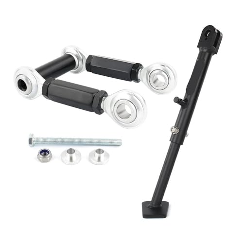Béquille réglable moto et kit biellettes d'abaissement de suspension arrière CRF250L