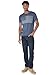 Lucky Brand mens Usa Flag Tee Shirt, American Navy, Small US