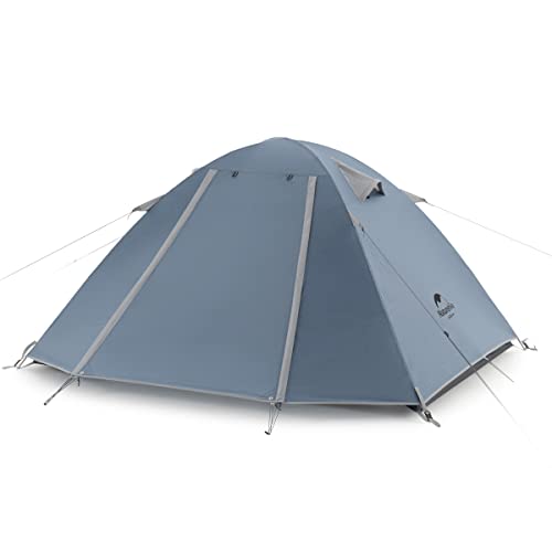 Naturehike P-Serisi Kamp Çadırı 4 Mevsimde 2-3 Kişilik, Ultra Hafif Sırt Çadırı, Açık Hava Etkinlikleri için Anti-UV Aile Çadırı