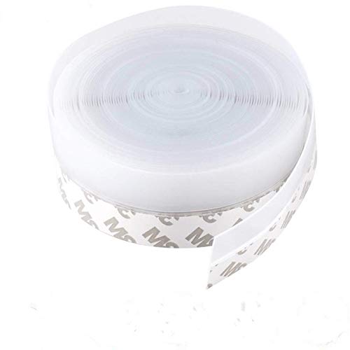 10 M Bottom Seal Strip Tape voor Waterdicht, Winddicht Stofdicht, Insecten Bewijs Transparante Weerstrip voor Weerstrip Afdichtstrip (35MM, Transparant)