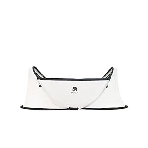 Deryan Infant Baby Bett – Pop Up Baby Reisebett – von Geburt bis 1,5 Jahre – Leicht & Kompakt – Innerhalb 2 Sekunden aufgestellt – Reisebett Baby – inkl. Moskitonetz & Reisetasche – 98x60x32 cm