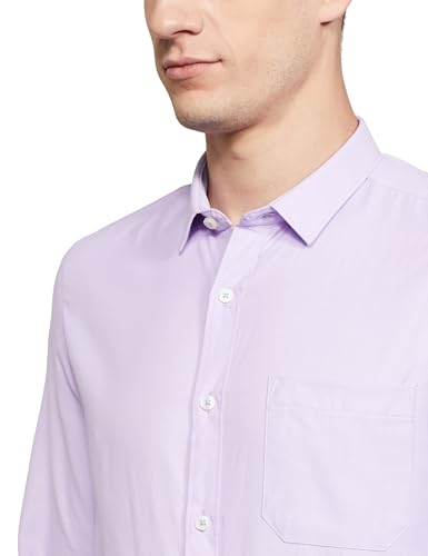 Image of THE INDIAN GARAGE CO Men Slim Fit Solid Full Sleeves Cutaway Collar Formal Shirt