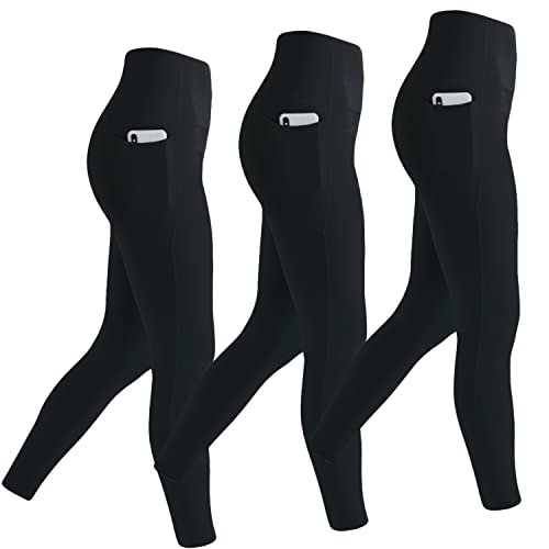 5-teiliges Trainingsset für Damen von Inmarces, Yoga-Outfits, Activewear, Trainingssets, Schwarze Hose, Large
