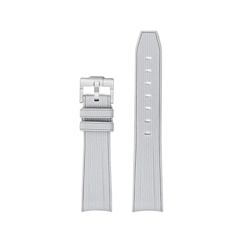 [LOKLNEYK] 20mm�A�[�N�[�qTPU�S�������x���g�ɓK������Omega X Swatch�A��Moon Swatch(Light grey)
