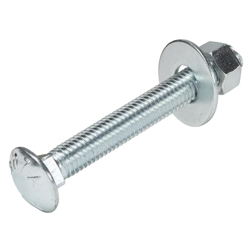 Pernos de carro galvanizados de 1/2" x 4" Makers Bolt para estructuras de madera