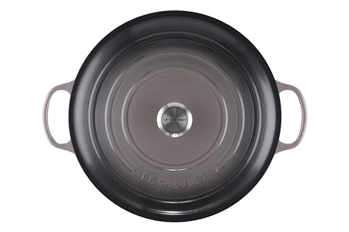 Image of Le Creuset Enameled Cast Iron Signature Round Dutch Oven, 13.25 qt., Oyster