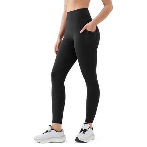 K-Swiss Workout Leggings for Women - No Front Seam High Waist Stretchy Soft Yoga Pants Gym Casual